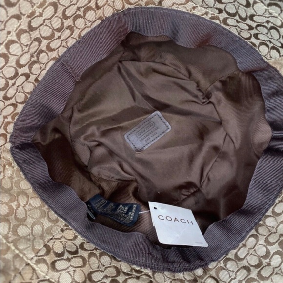 Coach Signature Bucket Hat Brown - Picture 3 of 3